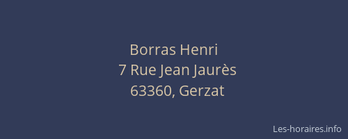 Borras Henri