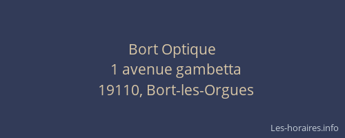 Bort Optique
