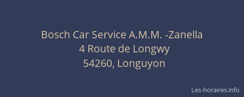 Bosch Car Service A.M.M. -Zanella