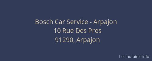 Bosch Car Service - Arpajon