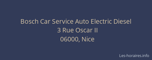 Bosch Car Service Auto Electric Diesel