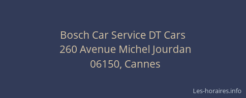 Bosch Car Service DT Cars