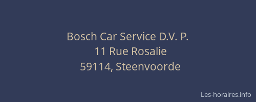 Bosch Car Service D.V. P.