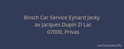 Bosch Car Service Eynard Jacky