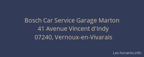 Bosch Car Service Garage Marton