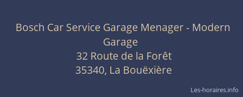 Bosch Car Service Garage Menager - Modern Garage
