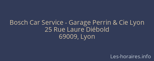 Bosch Car Service - Garage Perrin & Cie Lyon