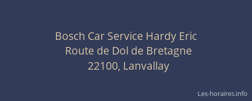Bosch Car Service Hardy Eric