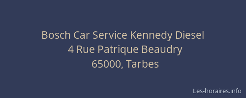 Bosch Car Service Kennedy Diesel