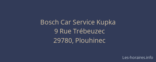 Bosch Car Service Kupka