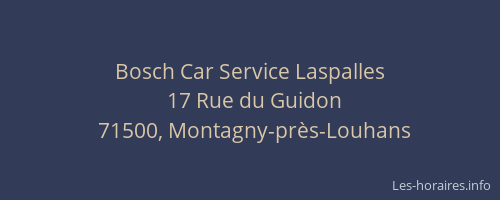 Bosch Car Service Laspalles