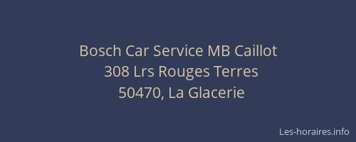 Bosch Car Service MB Caillot