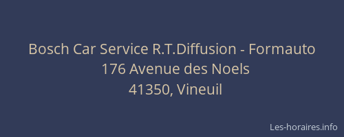 Bosch Car Service R.T.Diffusion - Formauto