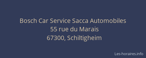 Bosch Car Service Sacca Automobiles