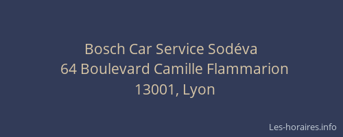 Bosch Car Service Sodéva