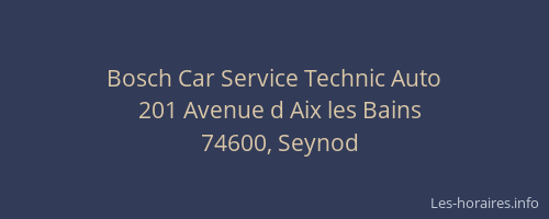 Bosch Car Service Technic Auto