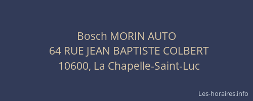 Bosch MORIN AUTO