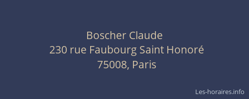 Boscher Claude