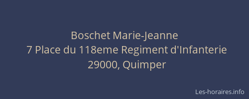 Boschet Marie-Jeanne