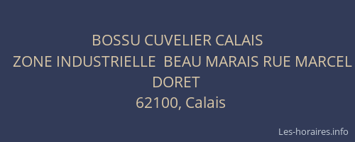 BOSSU CUVELIER CALAIS