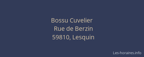 Bossu Cuvelier