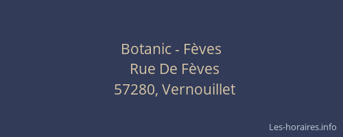 Botanic - F&egrave;ves