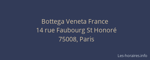 Bottega Veneta France