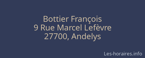 Bottier François