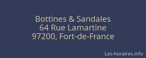 Bottines & Sandales