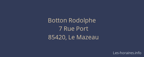 Botton Rodolphe