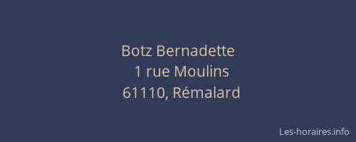 Botz Bernadette