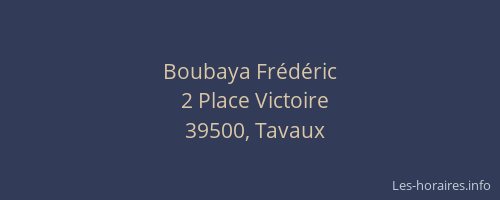 Boubaya Fr&eacute;d&eacute;ric