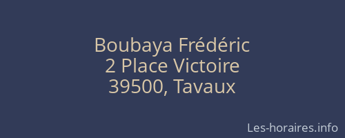 Boubaya Frédéric