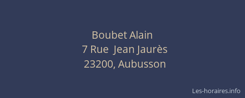 Boubet Alain