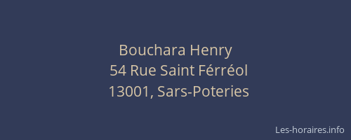 Bouchara Henry