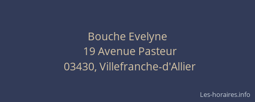 Bouche Evelyne