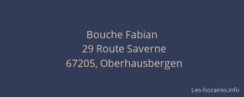 Bouche Fabian