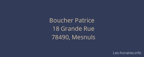Boucher Patrice