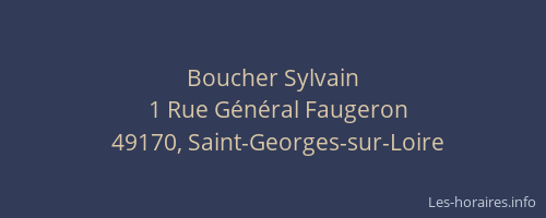 Boucher Sylvain