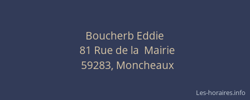 Boucherb Eddie