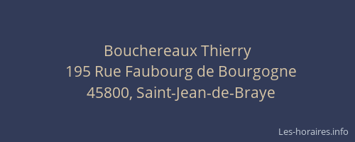 Bouchereaux Thierry