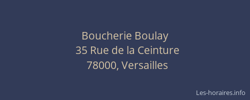 Boucherie Boulay