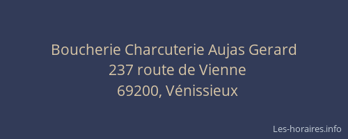 Boucherie Charcuterie Aujas Gerard