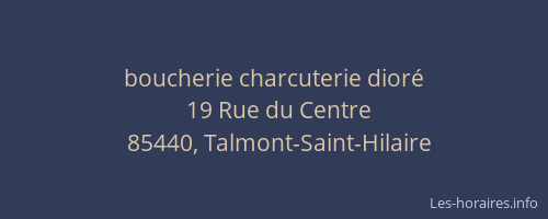 boucherie charcuterie dioré