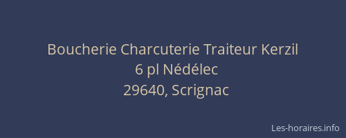 Boucherie Charcuterie Traiteur Kerzil