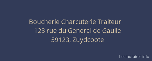 Boucherie Charcuterie Traiteur 