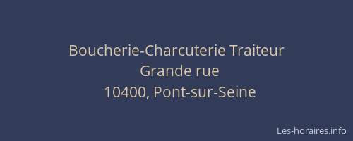 Boucherie-Charcuterie Traiteur