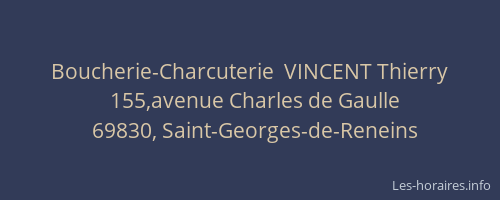 Boucherie-Charcuterie  VINCENT Thierry