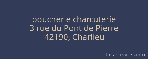 boucherie charcuterie