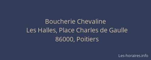 Boucherie Chevaline